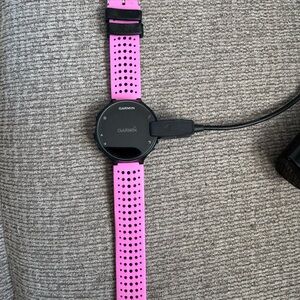 Garmin Black and Pink Forerunner235